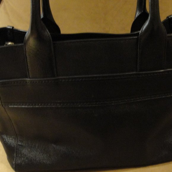 Kate Spade Black Leather Bow Handbag - Picture 7 of 9